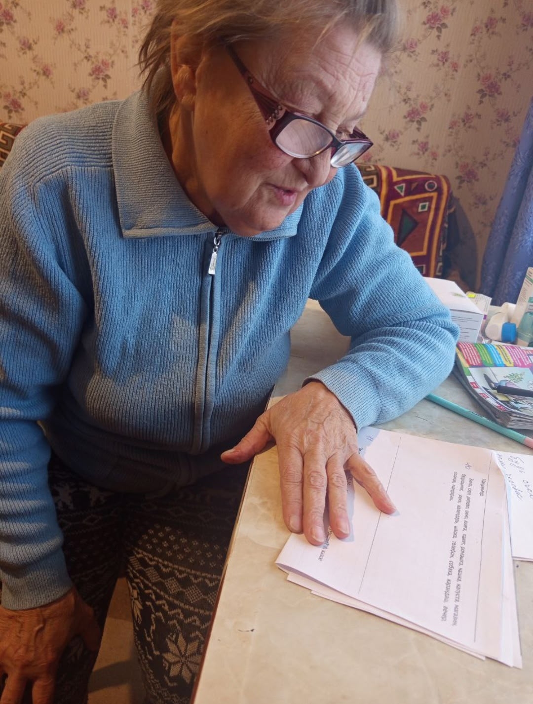 Участковые специалисты по социальной работе продолжают занятия по "Ментальной гимнастике" с гражданами пожилого возраста.