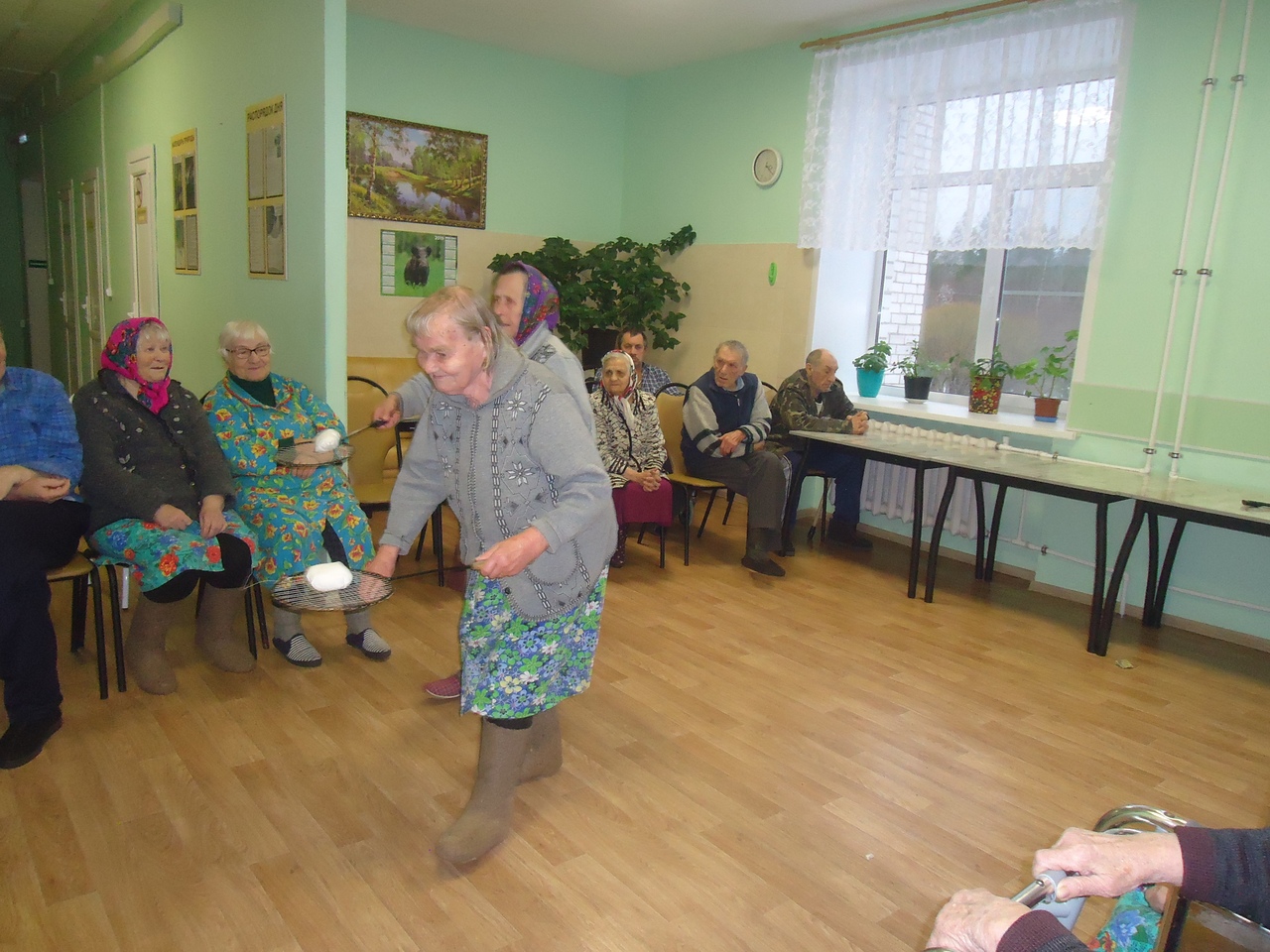 Участие стационарного отделения в марафоне "Вологодчина за активное долголетие".