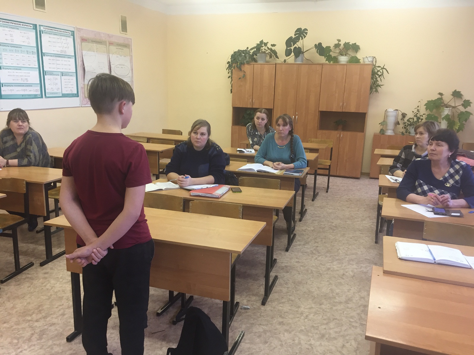 Совете профилактики на базе БОУ «Кирилловская СОШ».