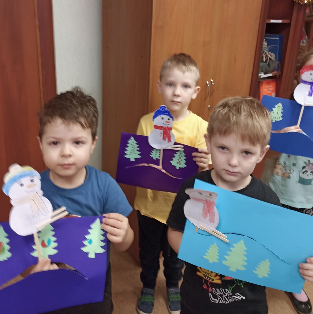 Снеговик для ребят из группы "Развивайка"