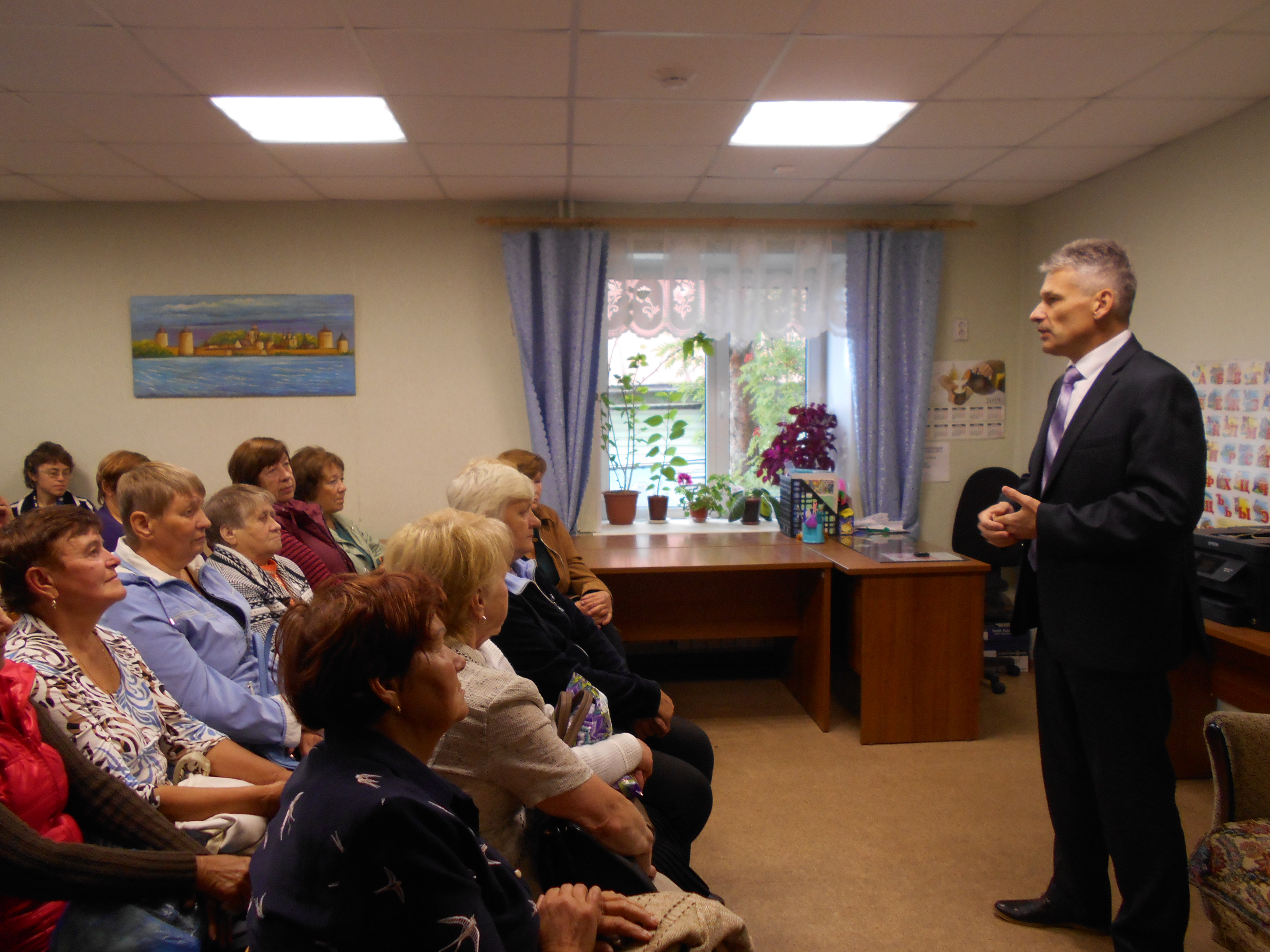 Встреча с Главой Кирилловского муниципального района С.В. Усовым