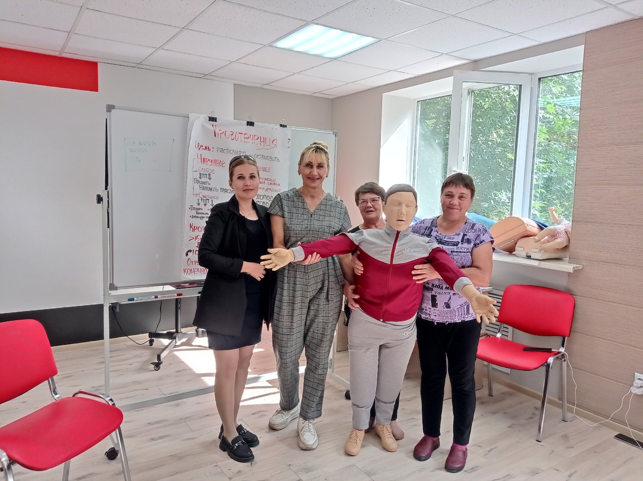  Обучение, организованное совместно с Общероссийской общественной организацией «Российский Красный Крест»