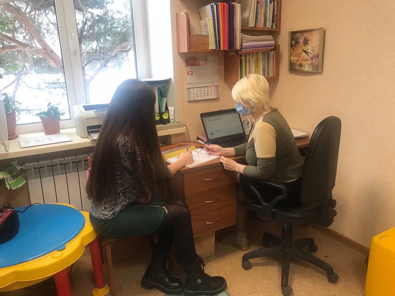 Работа психолога