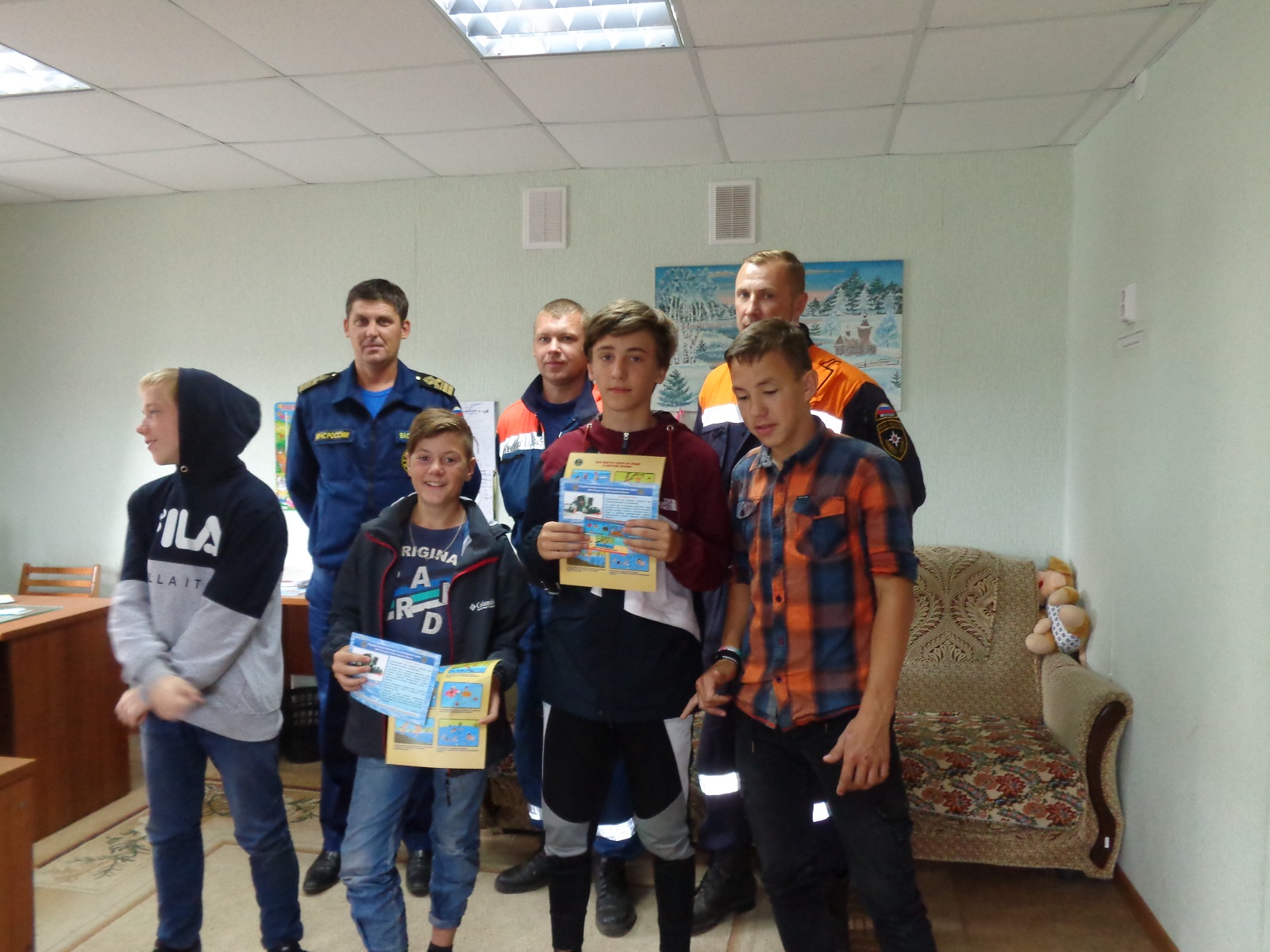 Занятие клуба «Надежда»