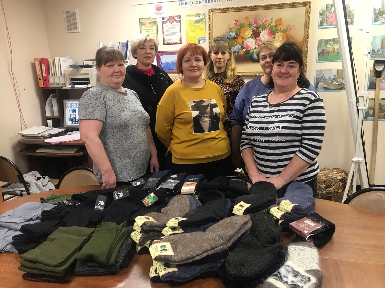 Акция по сбору теплых вещей военнослужащим, принимающим участие в СВО.