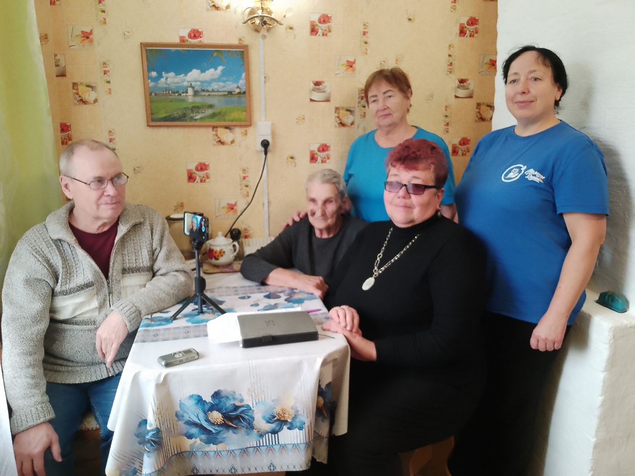 Продолжаем работу по проекту «Живые голоса детей войны»