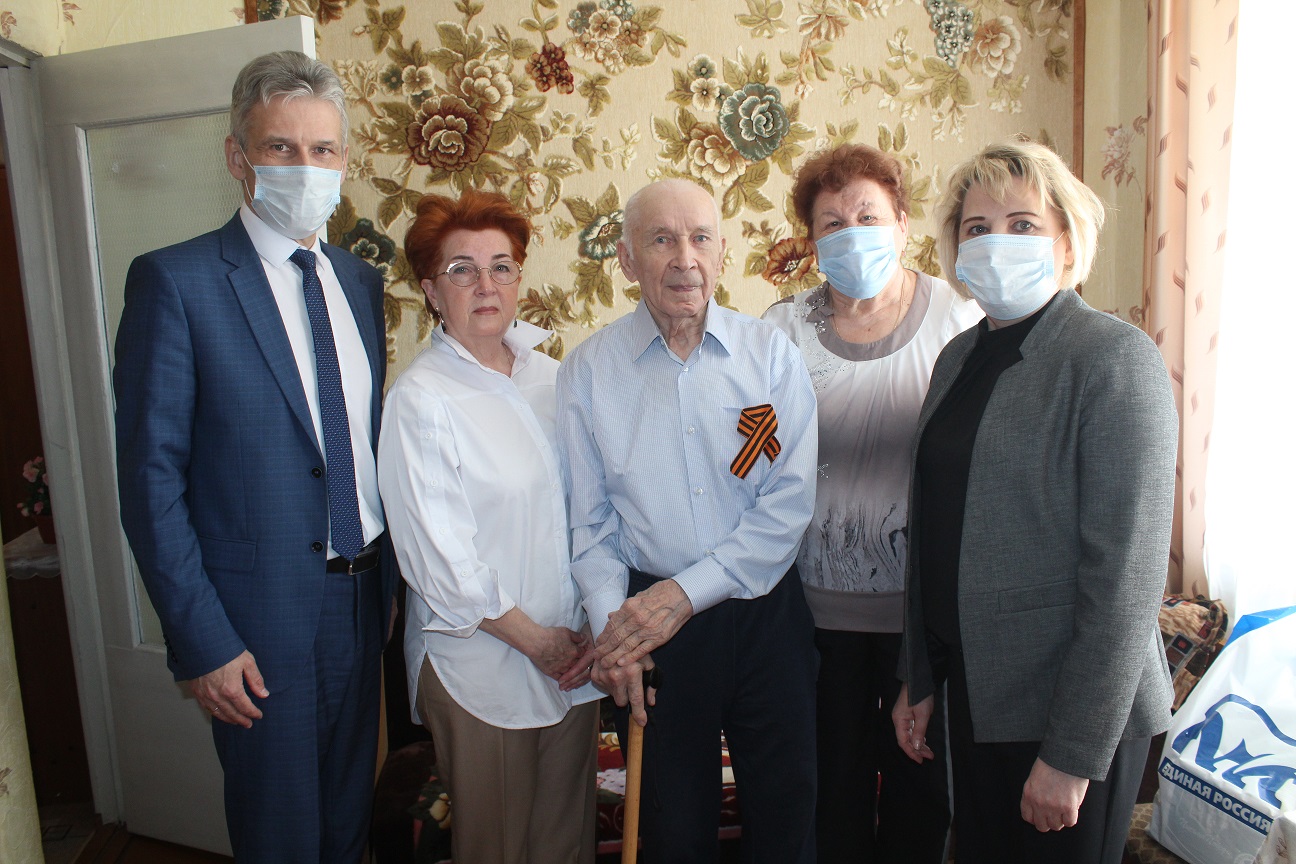 Поздравление ветерана Великой Отечественной войны Белова А.А.