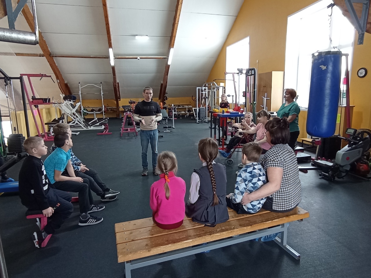 Посещение центра физической культуры и спорта