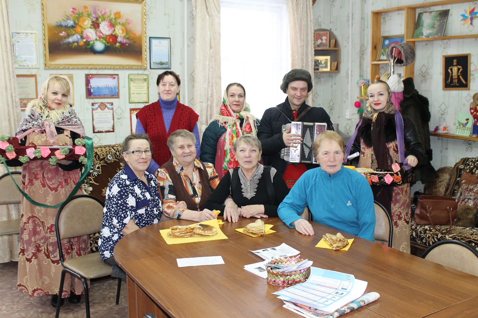 Масленица в центре активного долголетия «Забота»